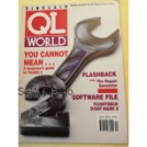 Sinclair QL Magazine: Sinclair QL World - Dec 89 Issue by Focus